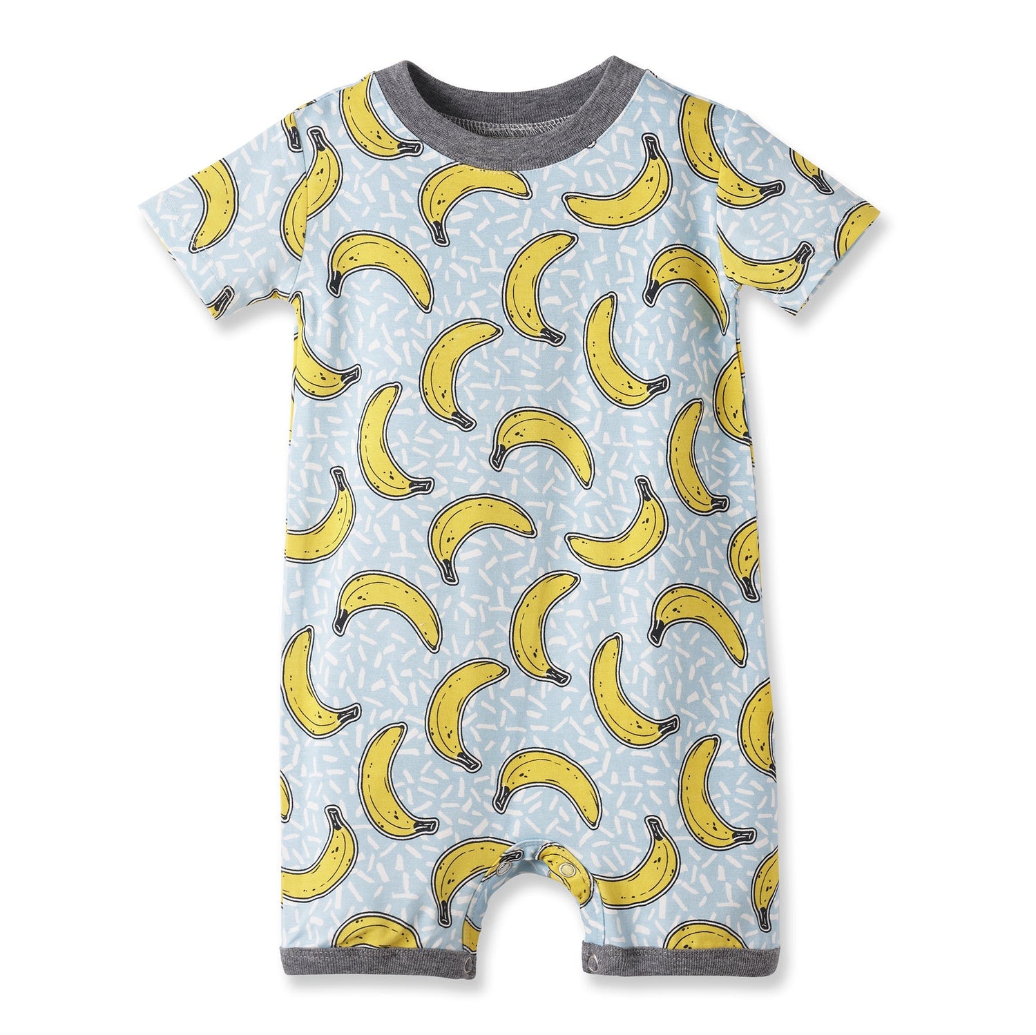 Tesa Babe Tesa Babe Bamboo Shorty Romper With Banana Print For Baby BoysEveretts Place