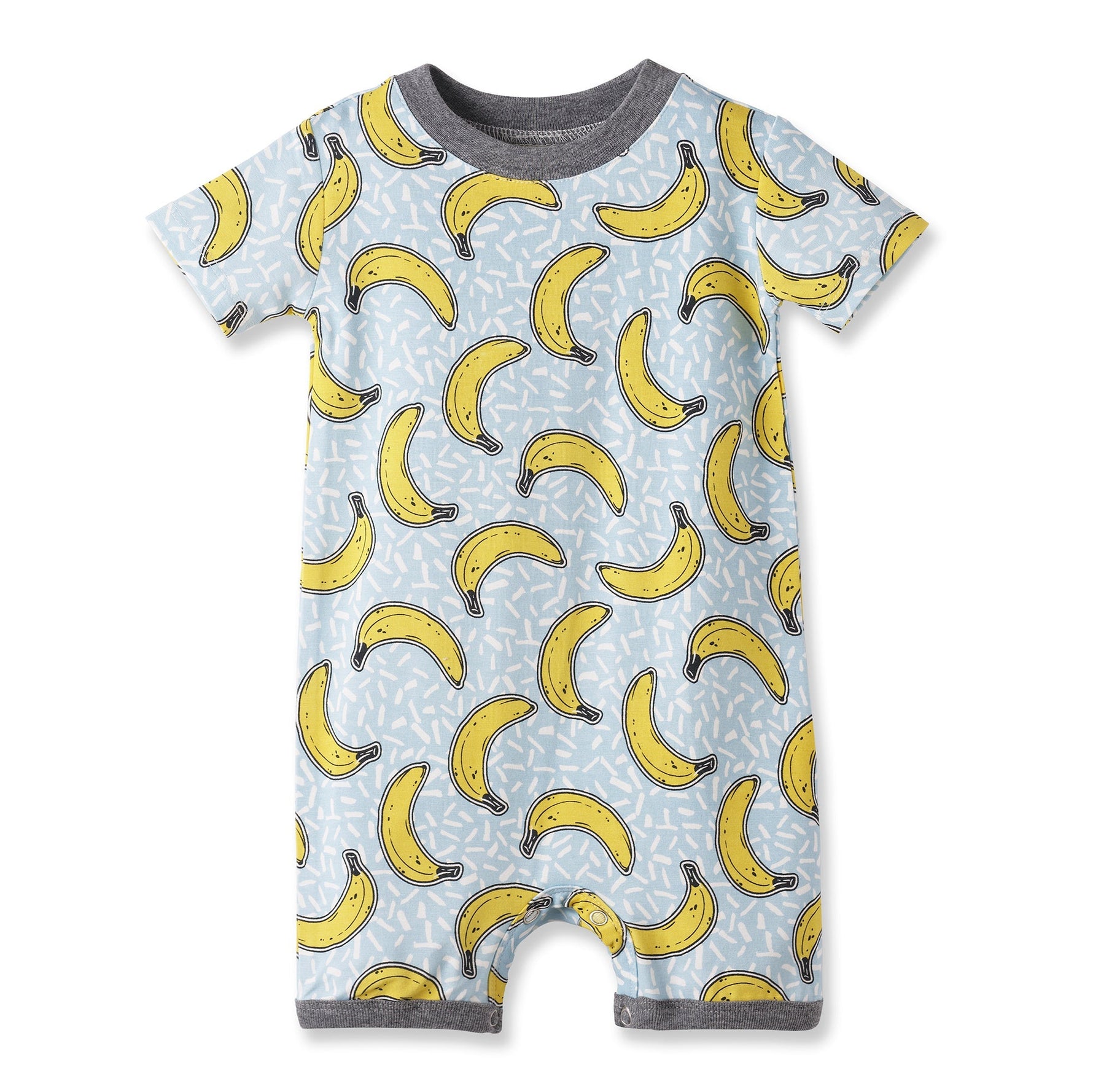 Tesa Babe Tesa Babe Bamboo Shorty Romper With Banana Print For Baby BoysEveretts Place