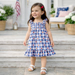 Americana Bamboo Smocked Dress - 4th of July - One-piece garment, Day Dress, Baby & Toddler Clothing, Child, Ruffle | Everetts Place