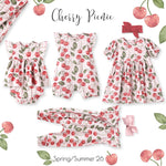 Tesa Babe Tesa Babe Skirted Bodysuit With Cherry Print And Flutter Sleeves For BabiesEveretts Place
