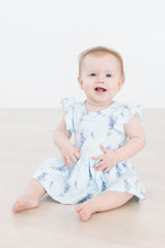 Mila & Rose ® Texas Bluebonnets S/S Flutter Twirl Bodysuit - 