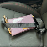 Texas Tushies Texas Tushies Adjustable Black Bag Strap with Heavy Duty Material for Stylish Use - 