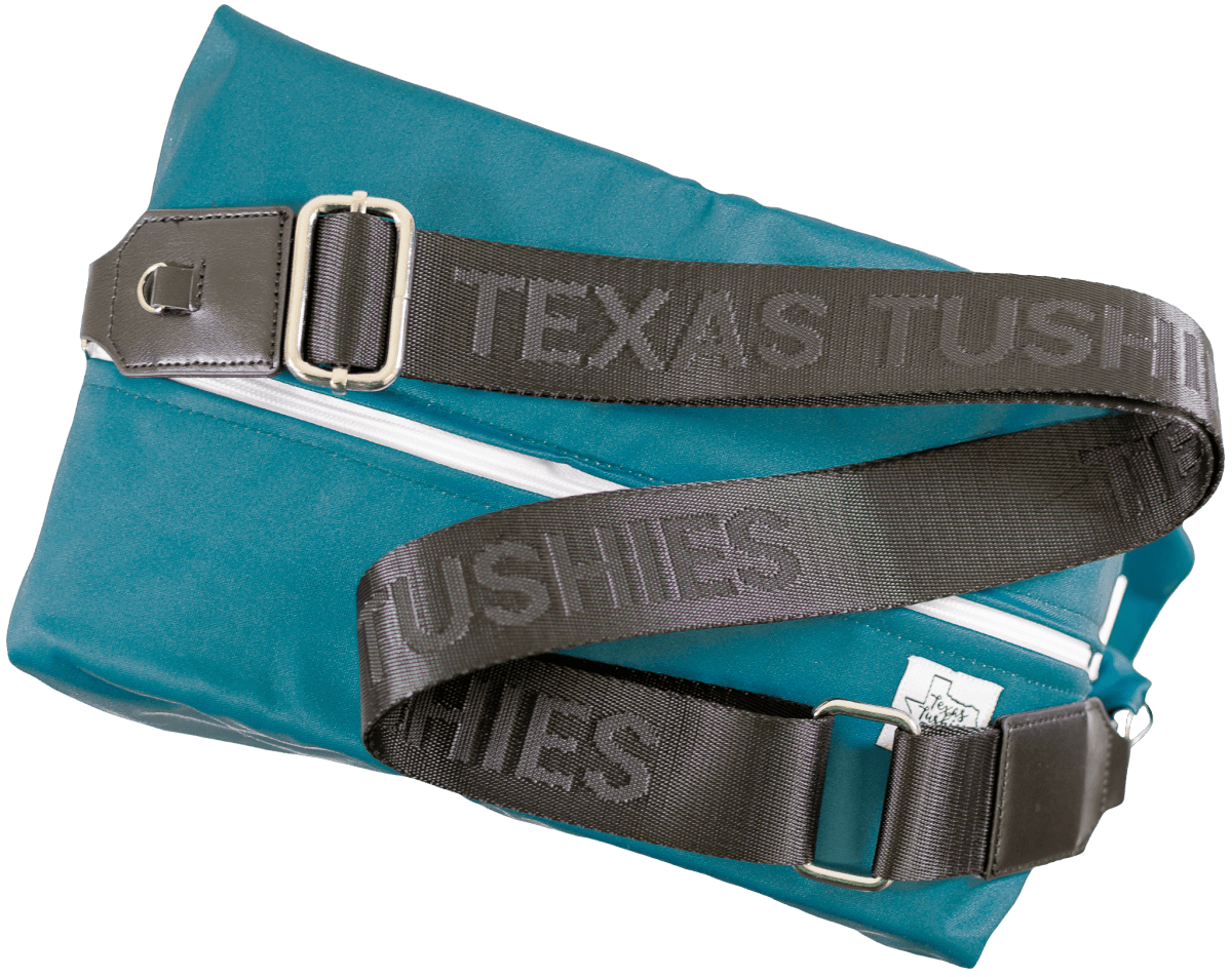 Texas Tushies Texas Tushies Adjustable Black Bag Strap with Heavy Duty Material for Stylish Use - 