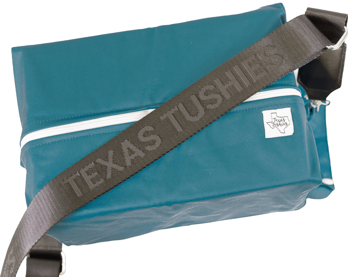 Texas Tushies Texas Tushies Adjustable Black Bag Strap with Heavy Duty Material for Stylish Use - 