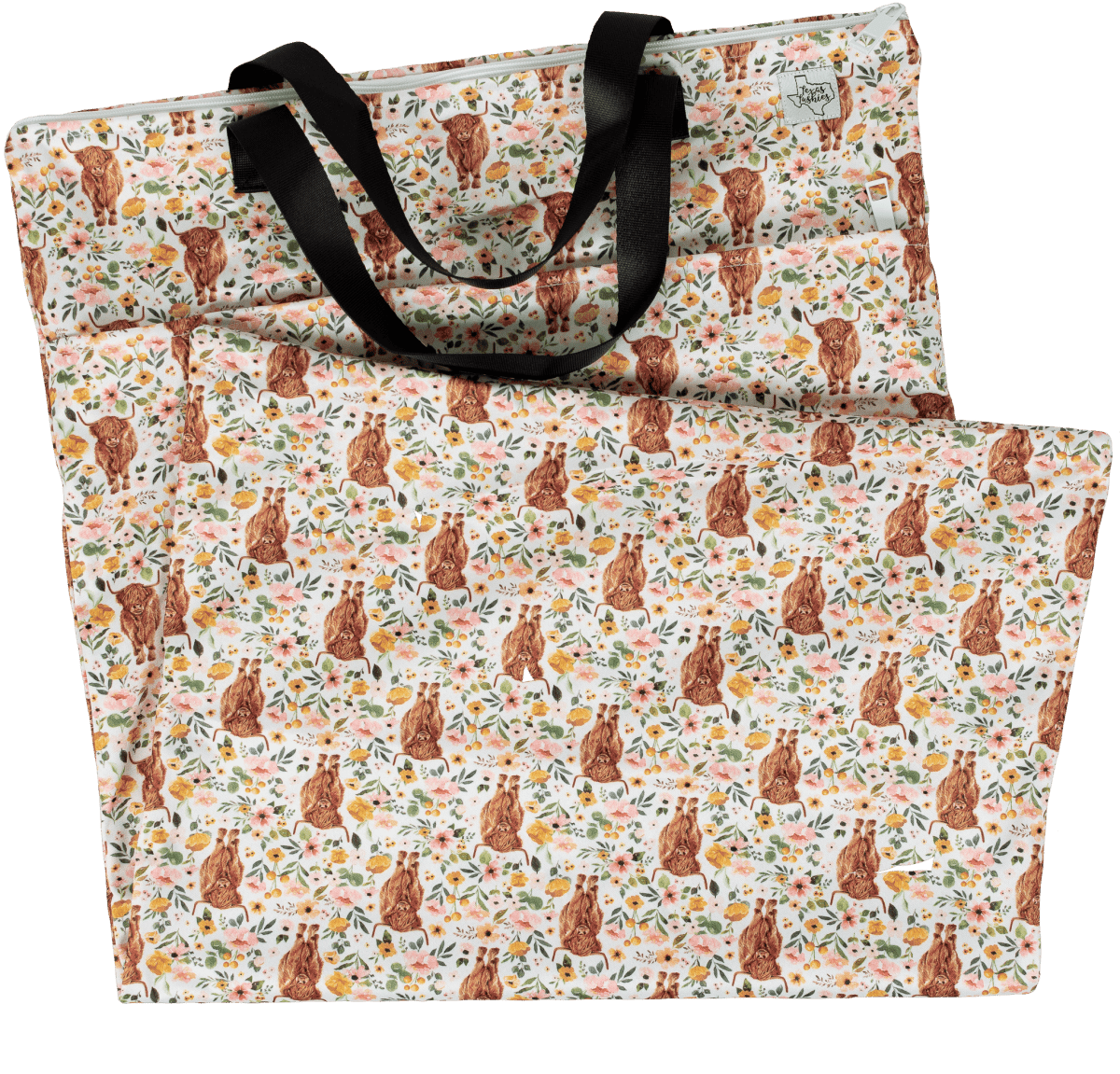 Texas Tushies Texas Tushies Large Hanging Wet Bags with Dual Pockets for Cloth Diapers - 