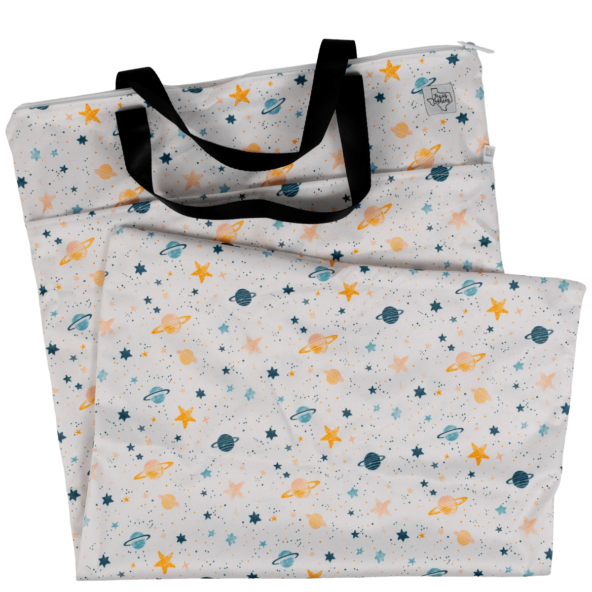 Texas Tushies Texas Tushies Large Hanging Wet Bags with Dual Pockets for Cloth Diapers - 