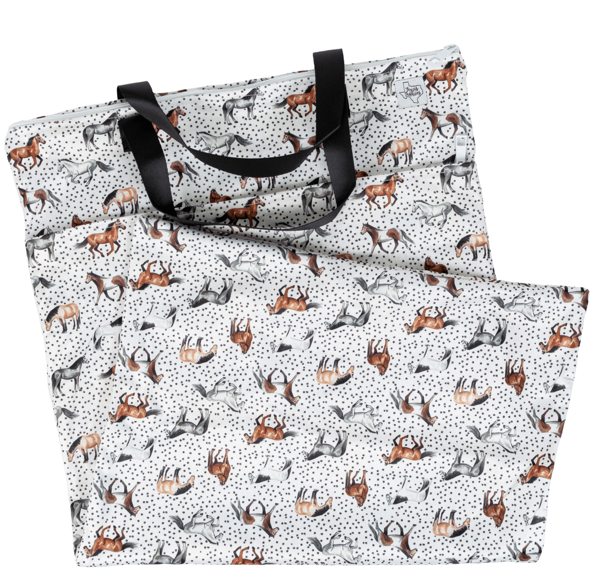 Texas Tushies Texas Tushies Large Hanging Wet Bags with Dual Pockets for Cloth Diapers - 