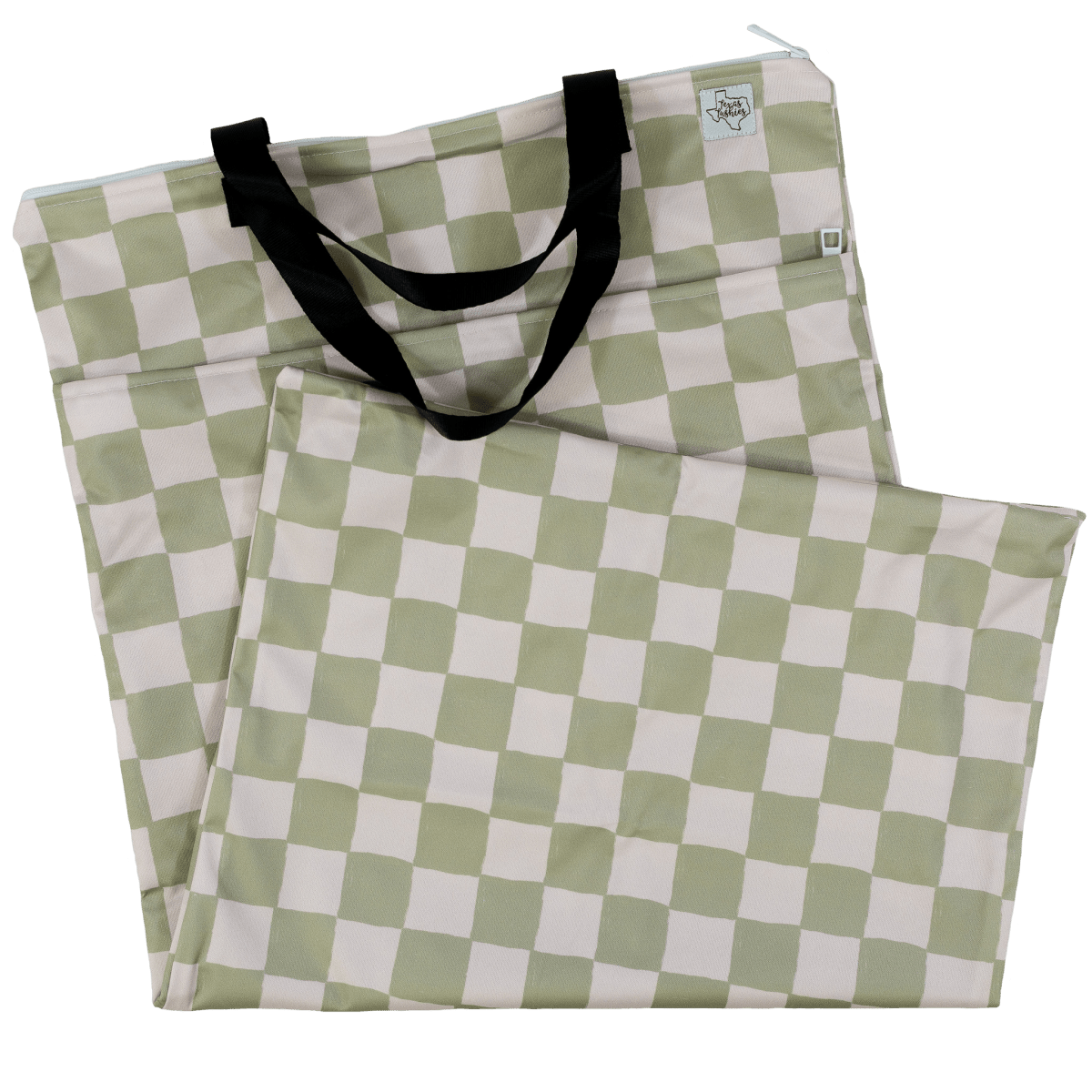 Texas Tushies Texas Tushies Large Hanging Wet Bags with Dual Pockets for Cloth Diapers - 