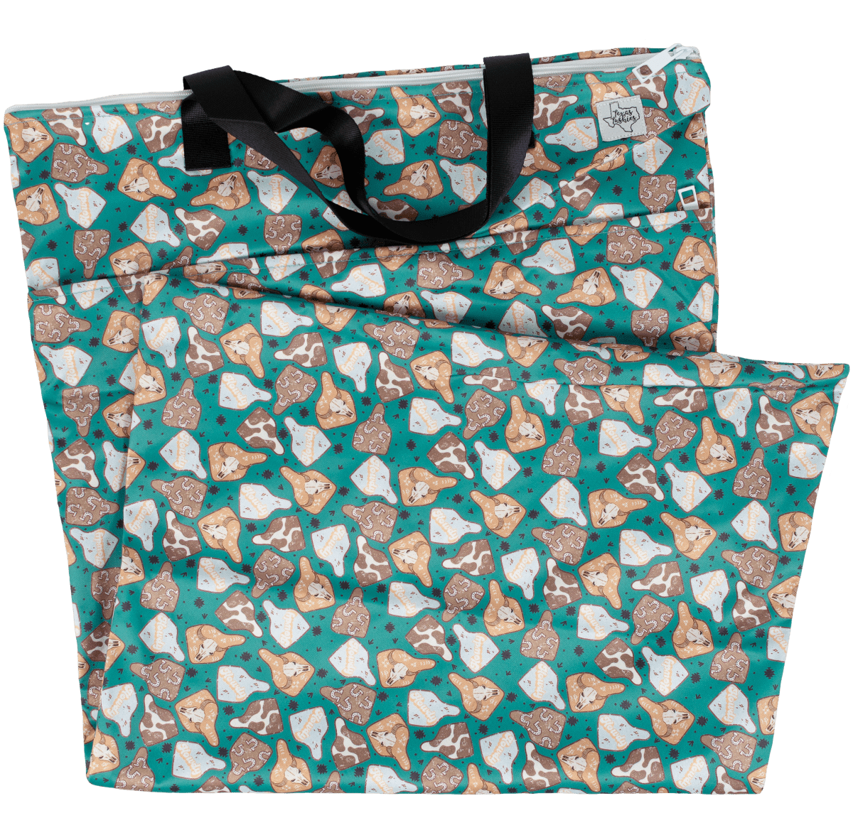 Texas Tushies Texas Tushies Large Hanging Wet Bags with Dual Pockets for Cloth Diapers - 