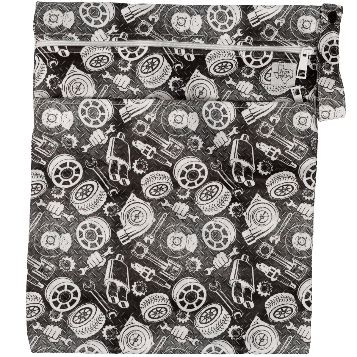 Texas Tushies Texas Tushies Wet Dry Bag with Two Compartments for Cloth Diapering - 