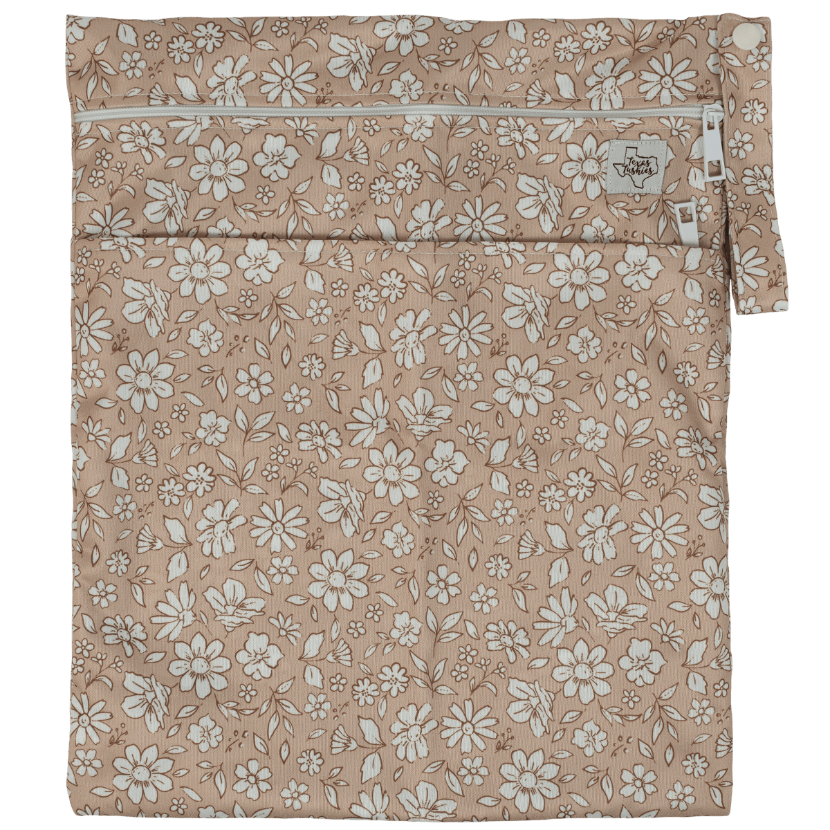 Texas Tushies Texas Tushies Wet Dry Bag with Two Compartments for Cloth Diapering - 