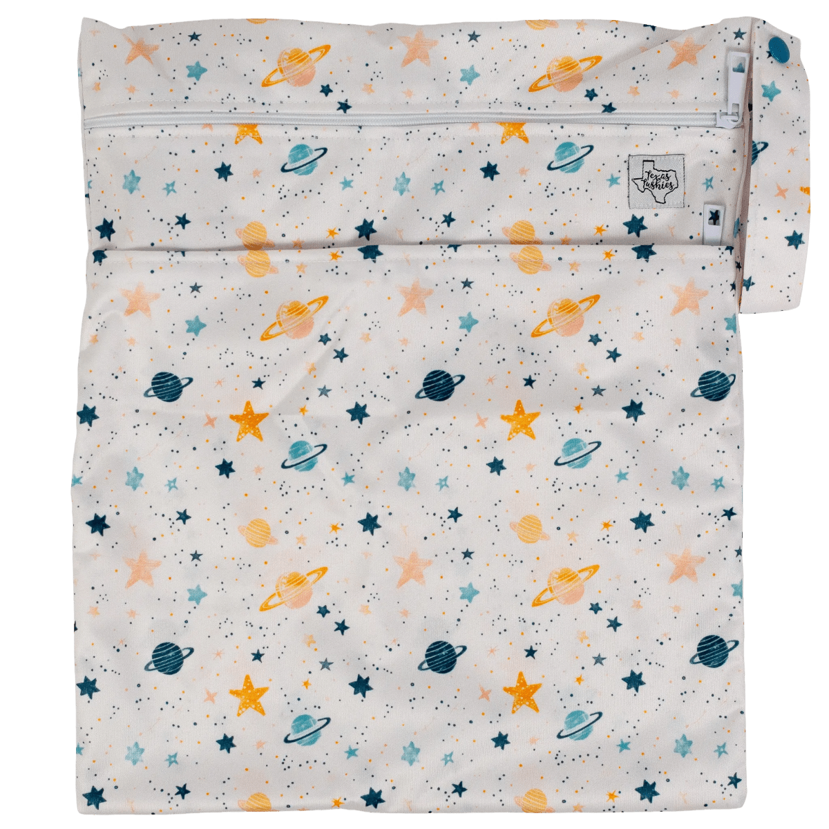 Texas Tushies Texas Tushies Wet Dry Bag with Two Compartments for Cloth Diapering - 