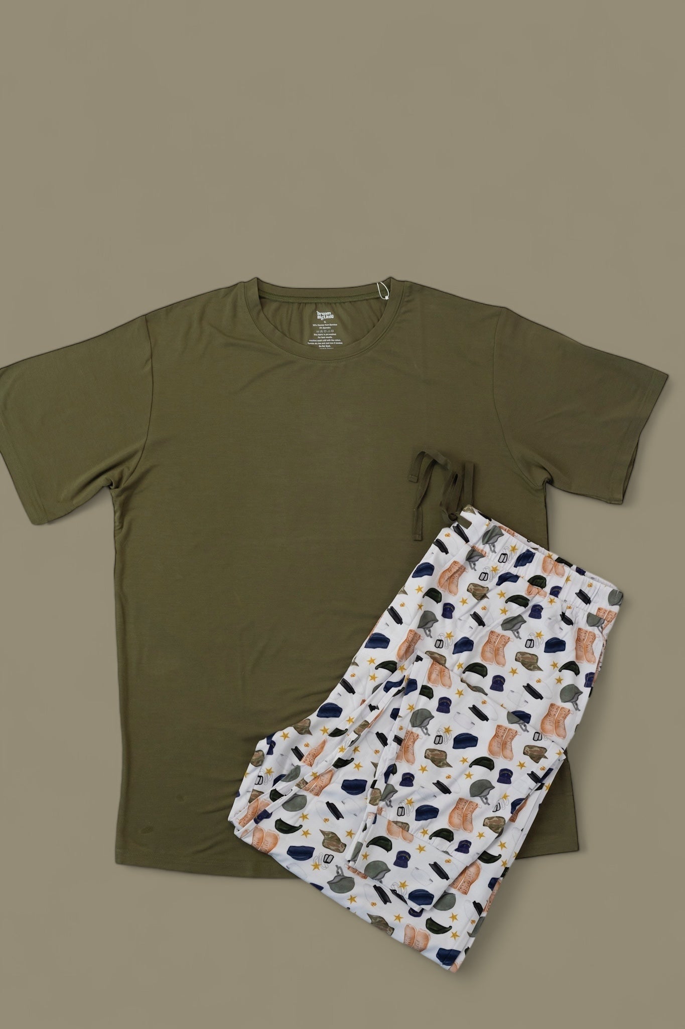 DREAM BIG LITTLE CO THANK YOU FOR YOUR SERVICE SHORT SLEEVE MEN'S DREAM JOGGER SETEveretts Place