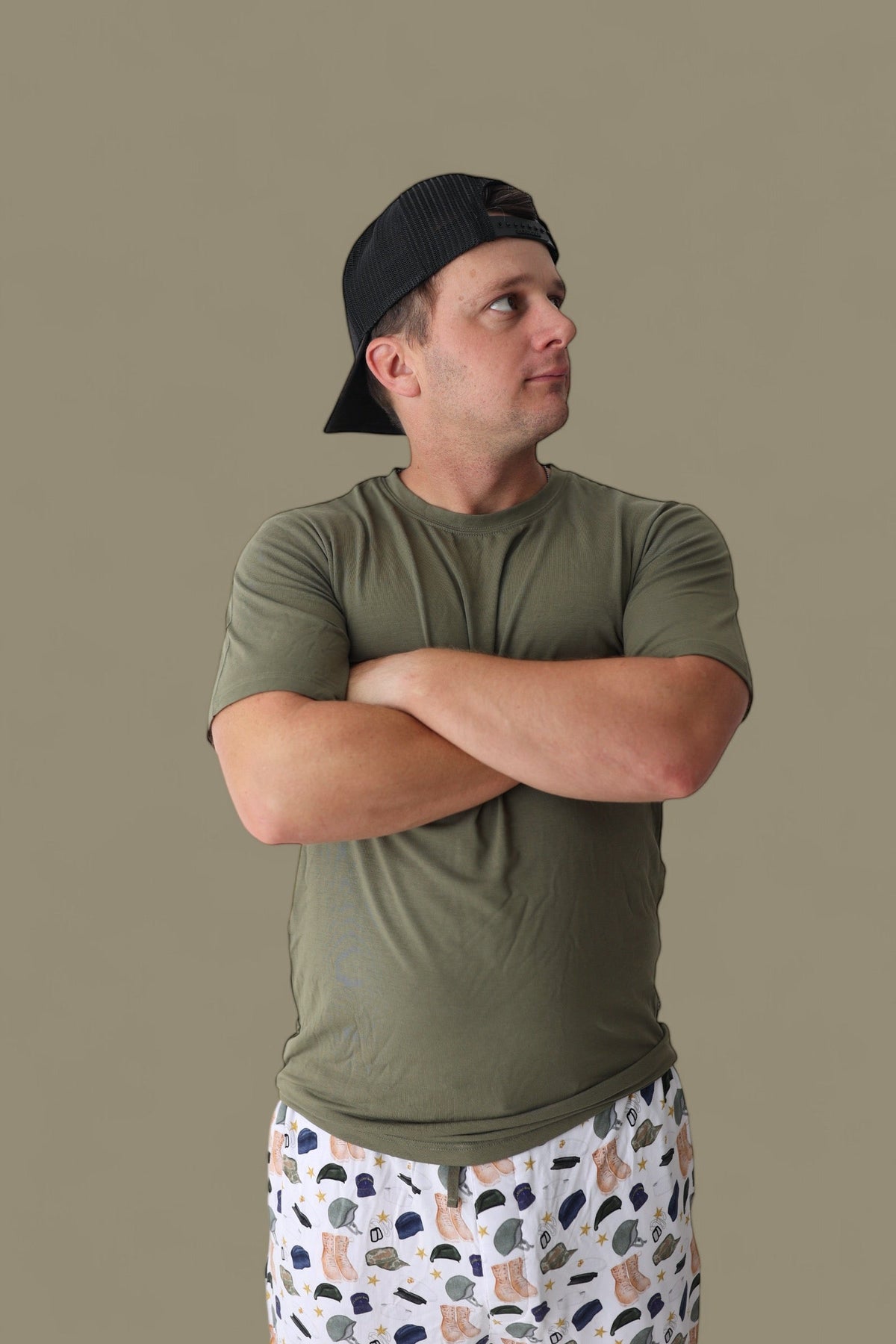 DREAM BIG LITTLE CO THANK YOU FOR YOUR SERVICE SHORT SLEEVE MEN'S DREAM JOGGER SETEveretts Place