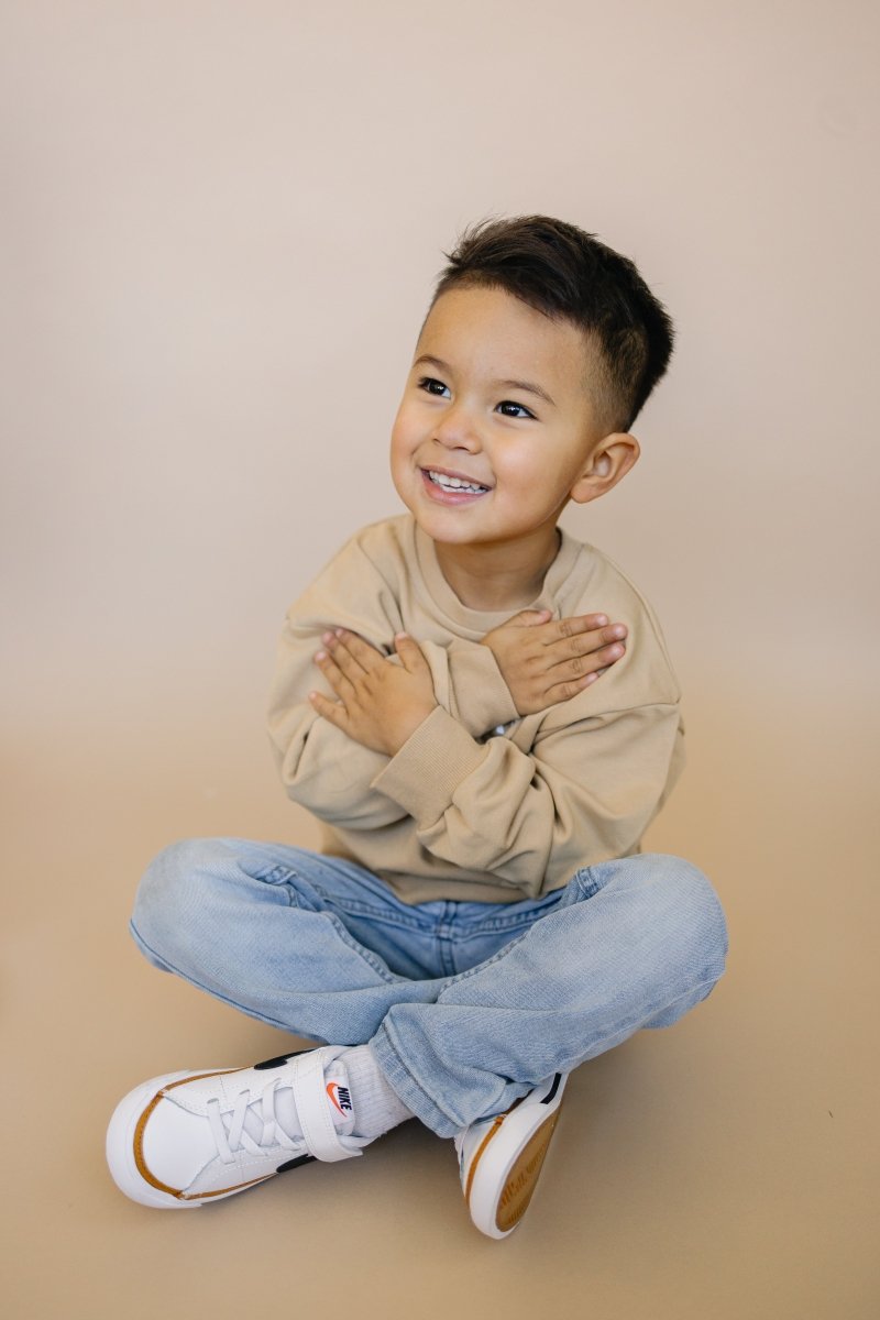 Little Joy Co. Thankful Crewneck Sweatshirt - 