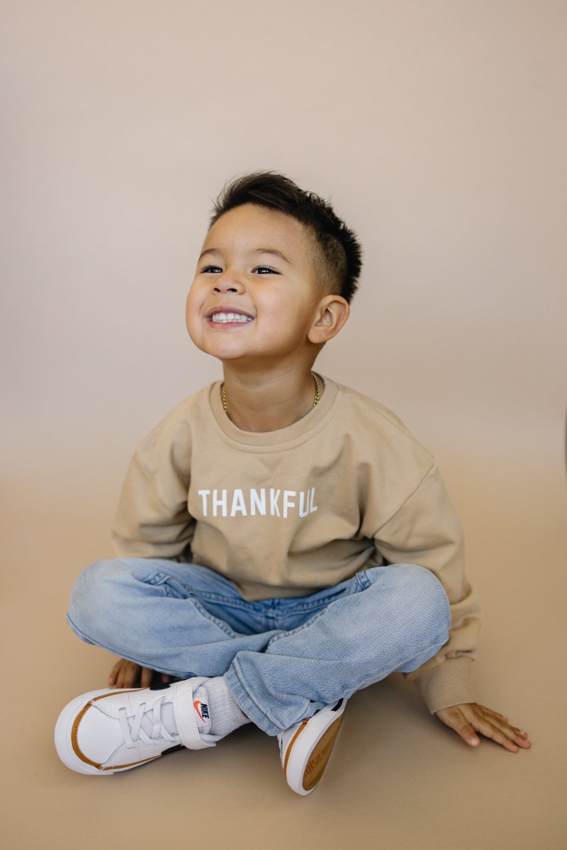 Little Joy Co. Thankful Crewneck Sweatshirt - 