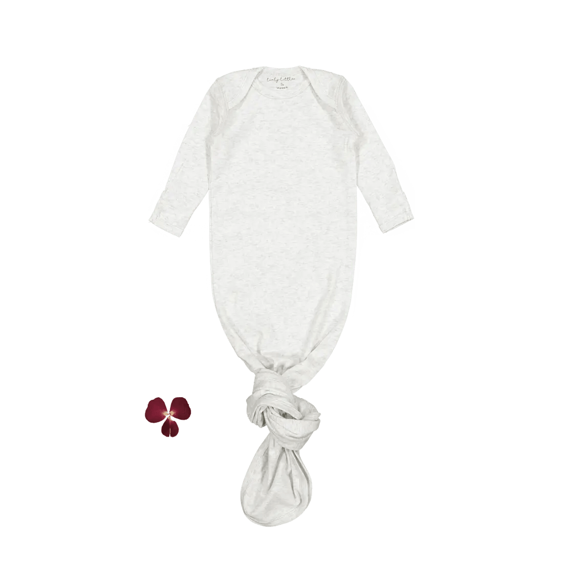 The Baby Gown - Oatmeal - Sleeve, White, Textile, Baby & Toddler Clothing, One-piece garment | Everetts Place