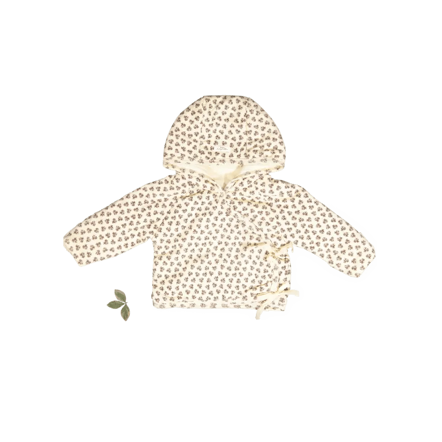 The Baby Jacket -  Neutral Floral - Textile, Baby & Toddler Clothing, Hood, Person, Outerwear | Everetts Place