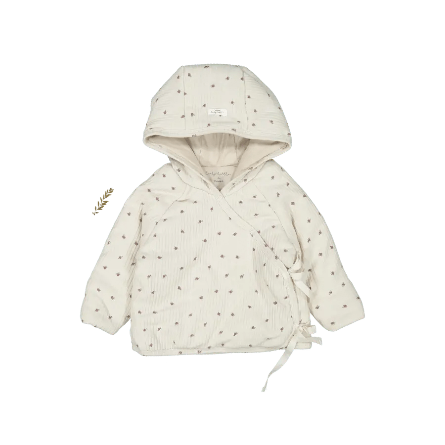 The Baby Jacket - Rosa Pink - Sleeve, Hood, Natural material, Button, Parka | Everetts Place