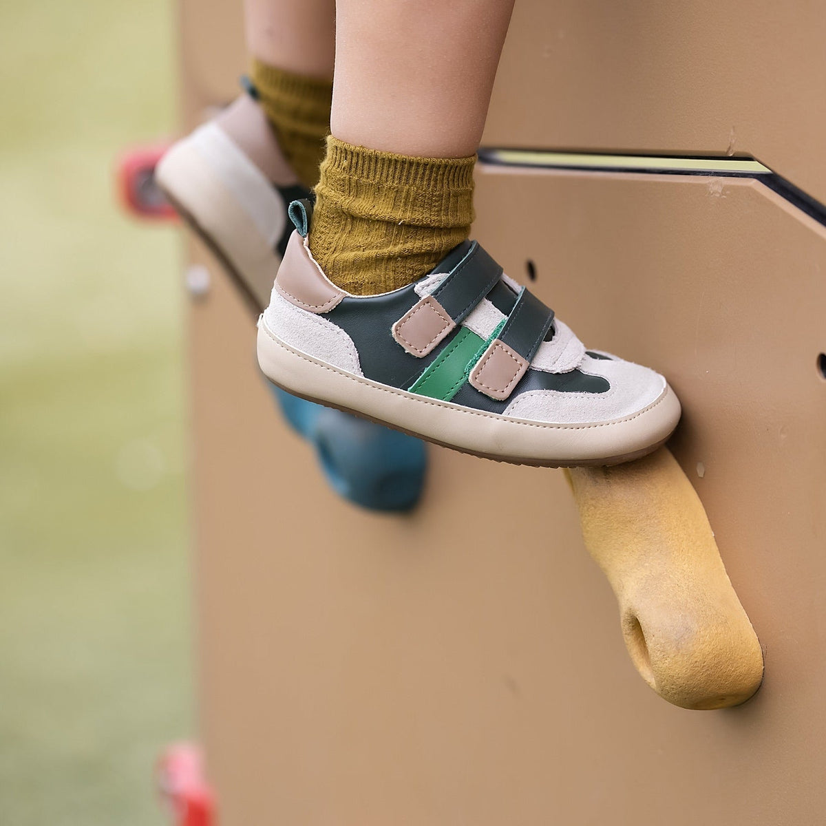 Little Love Bug Co. Blake soft leather organic baby shoes.