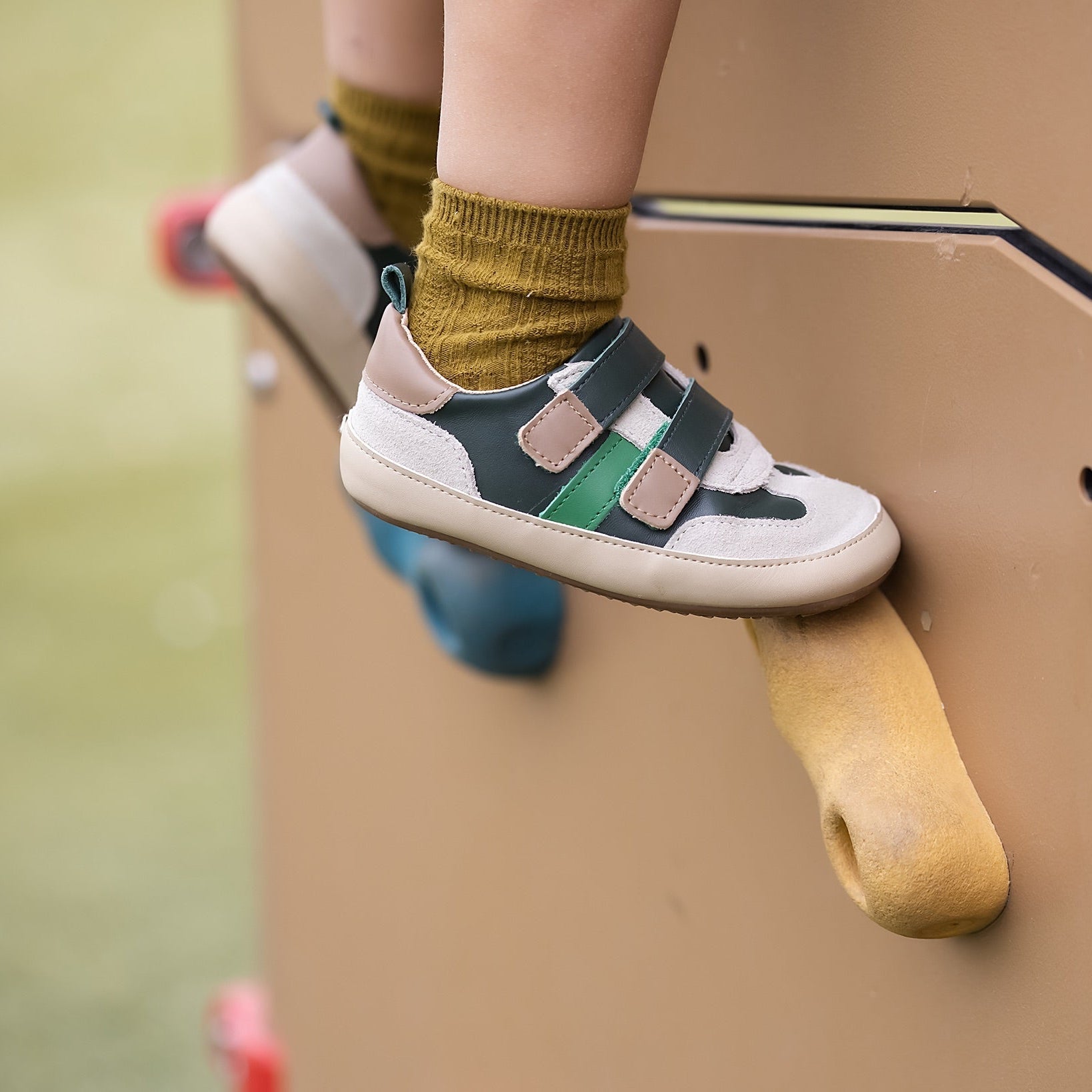Little Love Bug Co. Blake soft leather organic baby shoes.