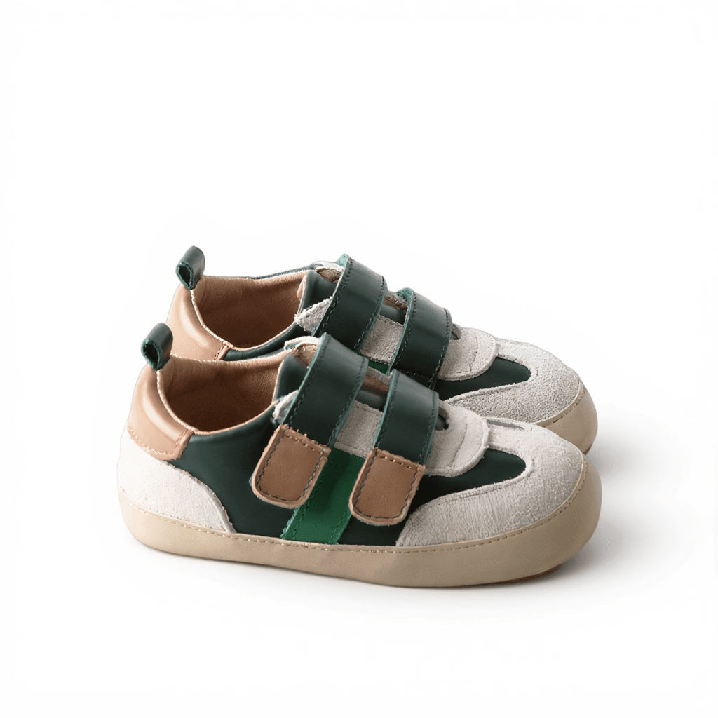 Little Love Bug Co. The Blake soft sole organic baby moccasins.