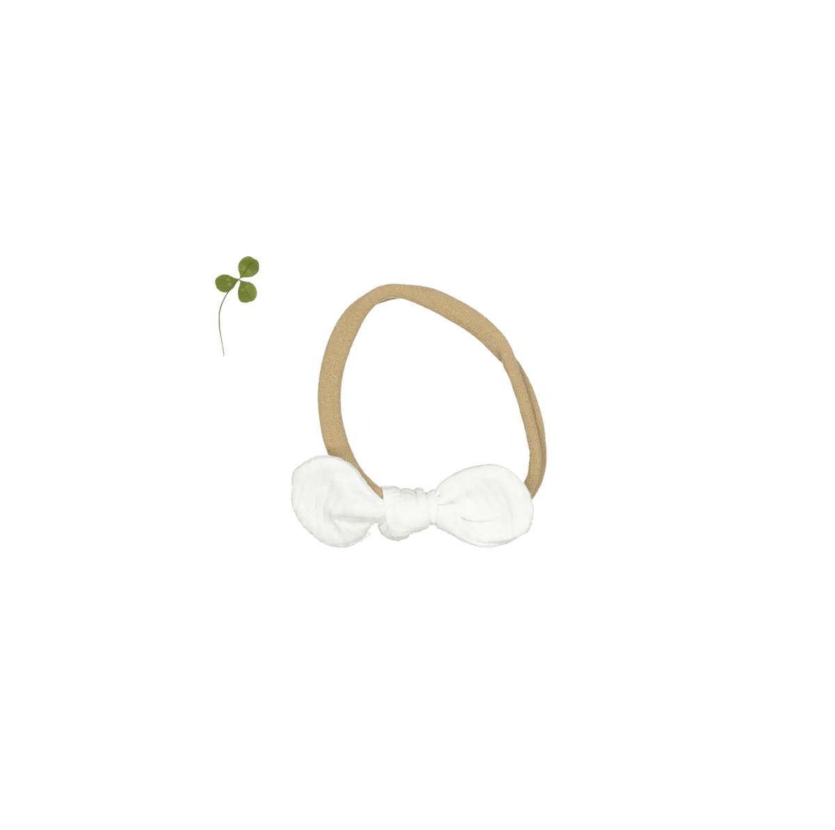 The Bow - Bone - Headband, Headpiece, Ribbon, Knot, Hair tie | Everetts Place