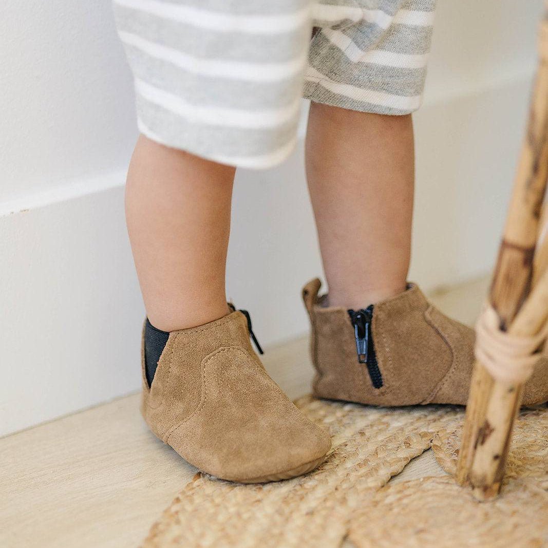 Little Love Bug Co. The Chelsea organic baby soft-soled slip-on shoes