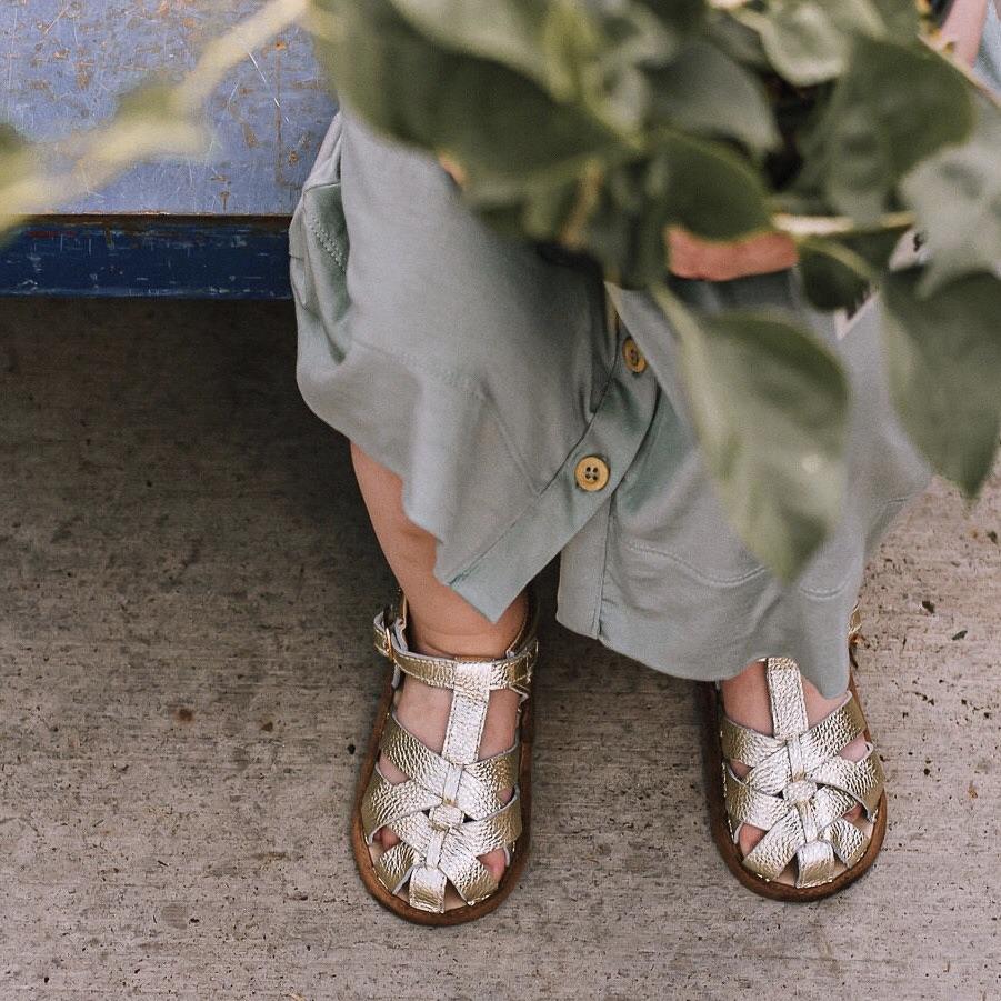 Little Love Bug Co. organic baby closed toe sandals