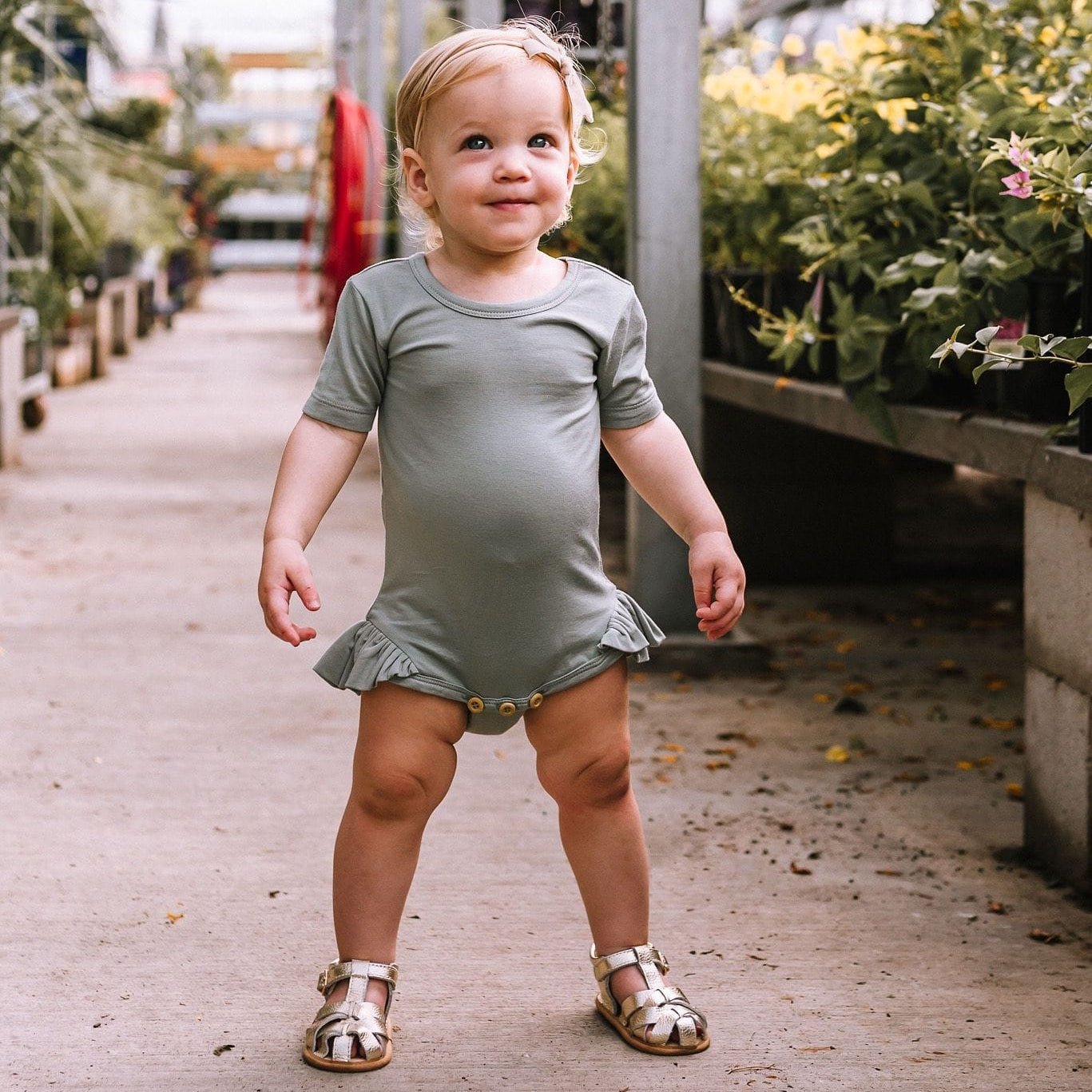 Little Love Bug Co. The Closed Toe Sandal. Soft, flexible baby toddler sandal.
