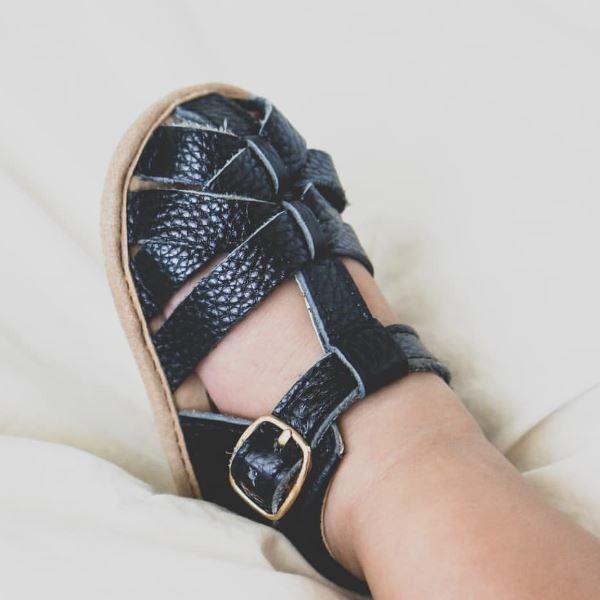 Little Love Bug Co. closed toe sandal for babies.