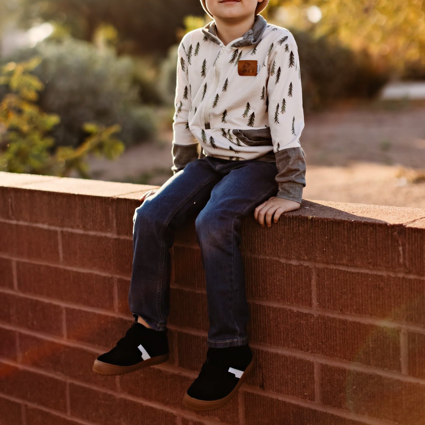 Little Love Bug Co. The Cole soft sole baby moccasins.