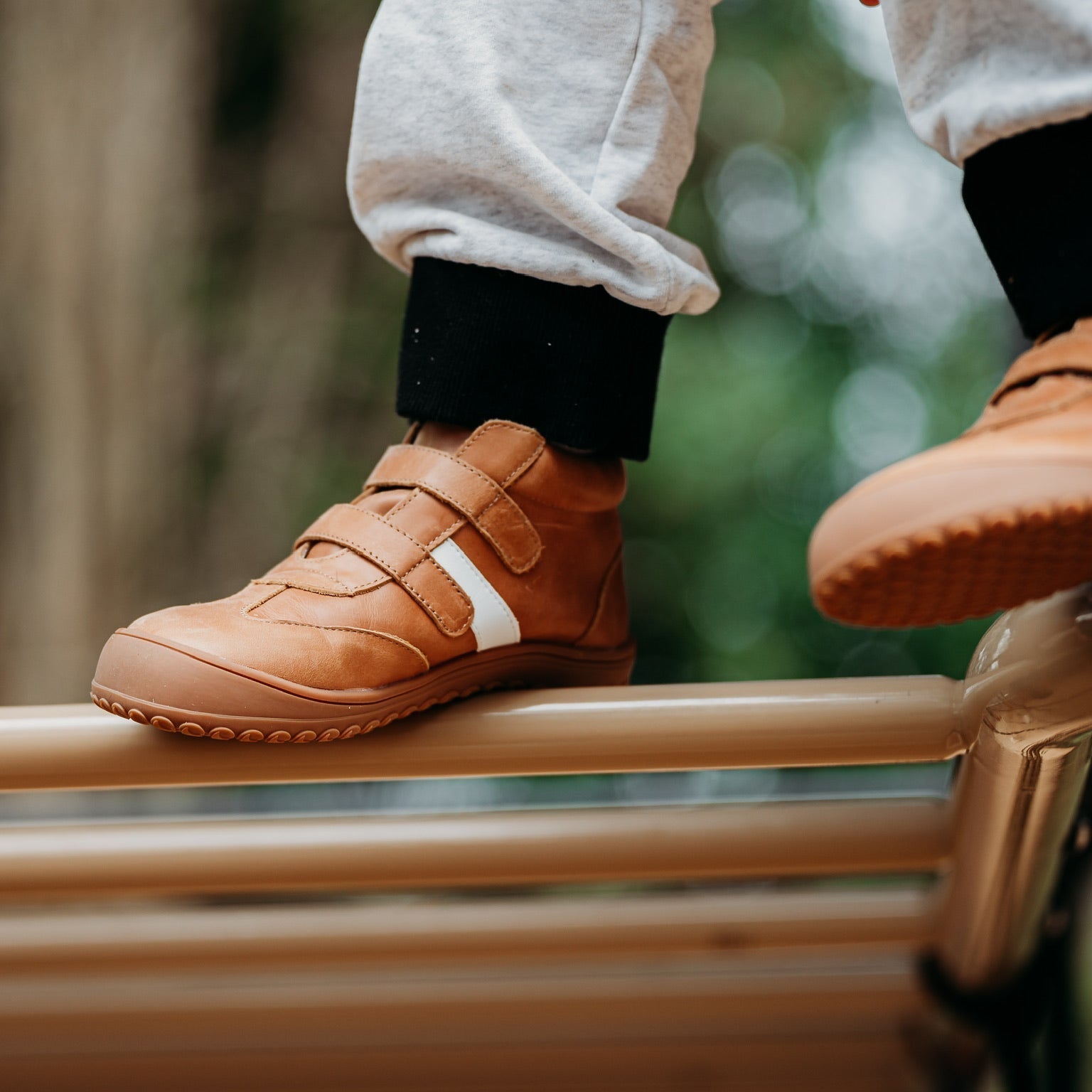 Little Love Bug Co. The Cole organic soft sole baby shoes.