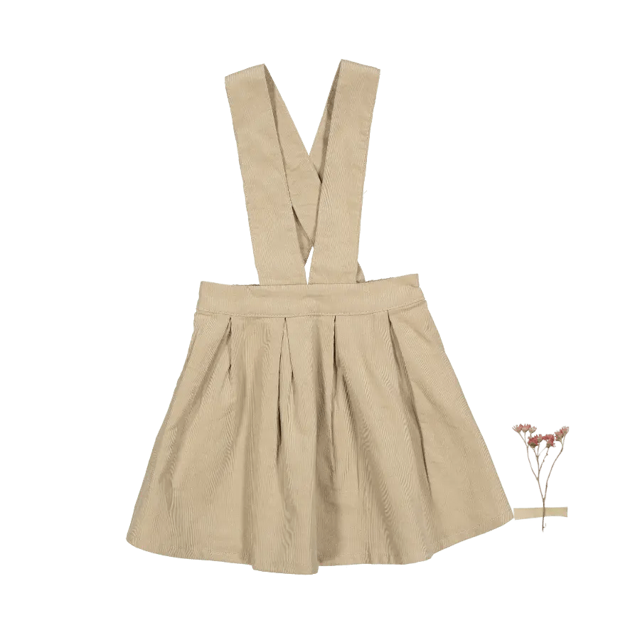 The Corduroy Dress - Beige - One-piece garment, Day Dress, Clothes hanger, A-line, Pattern | Everetts Place