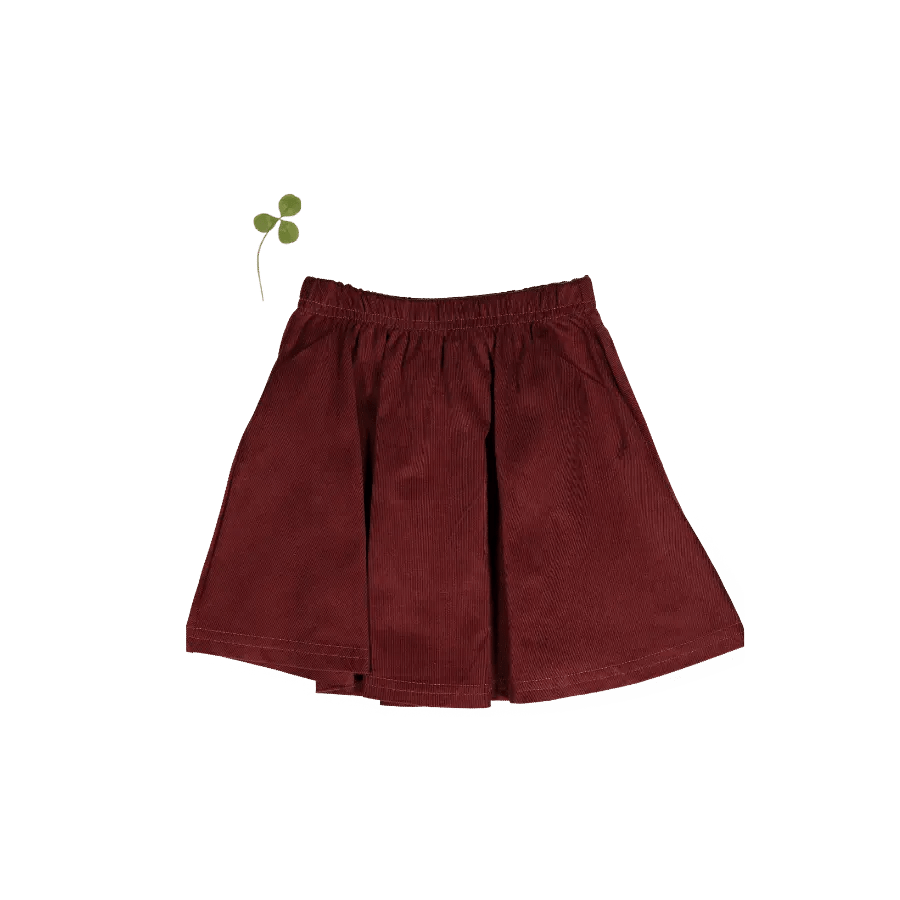 The Corduroy Skirt -  Rustic - Textile, Pink, Active Shorts, Tennis Skirt, Skort | Everetts Place
