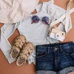 Little Love Bug Co. Ella Sandal. Soft, flexible baby sandals.