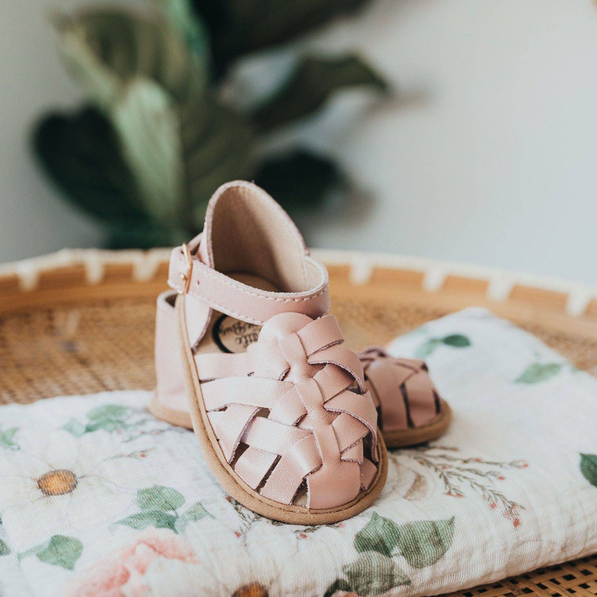 Little Love Bug Co. The Ella Sandal, comfortable baby toddler sandal.