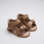 Little Love Bug Co. Felix organic soft sole baby shoes.