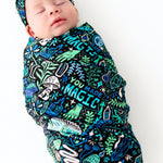 Raising Mama The Forever Swaddle Blanket | Mystic Mama (Blue)