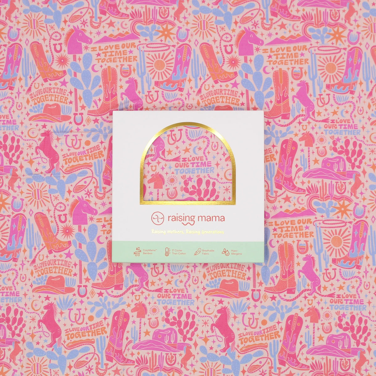 Raising Mama The Forever Swaddle Blanket | Saddle Up - 