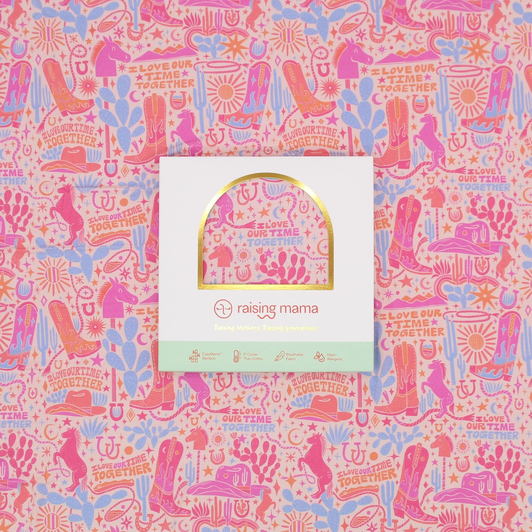 Raising Mama The Forever Swaddle Blanket | Saddle Up - 