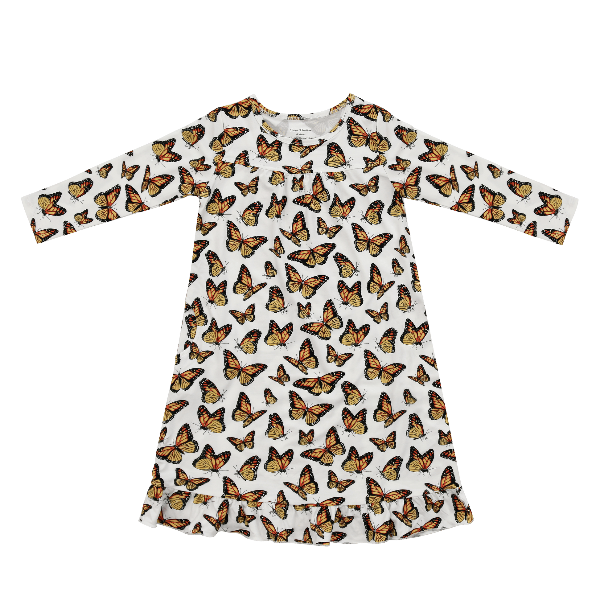 Sweet Bamboo Boho Tea Length Dress For Girls With Pockets Sweet Bamboo Everetts Place: Online Boutique