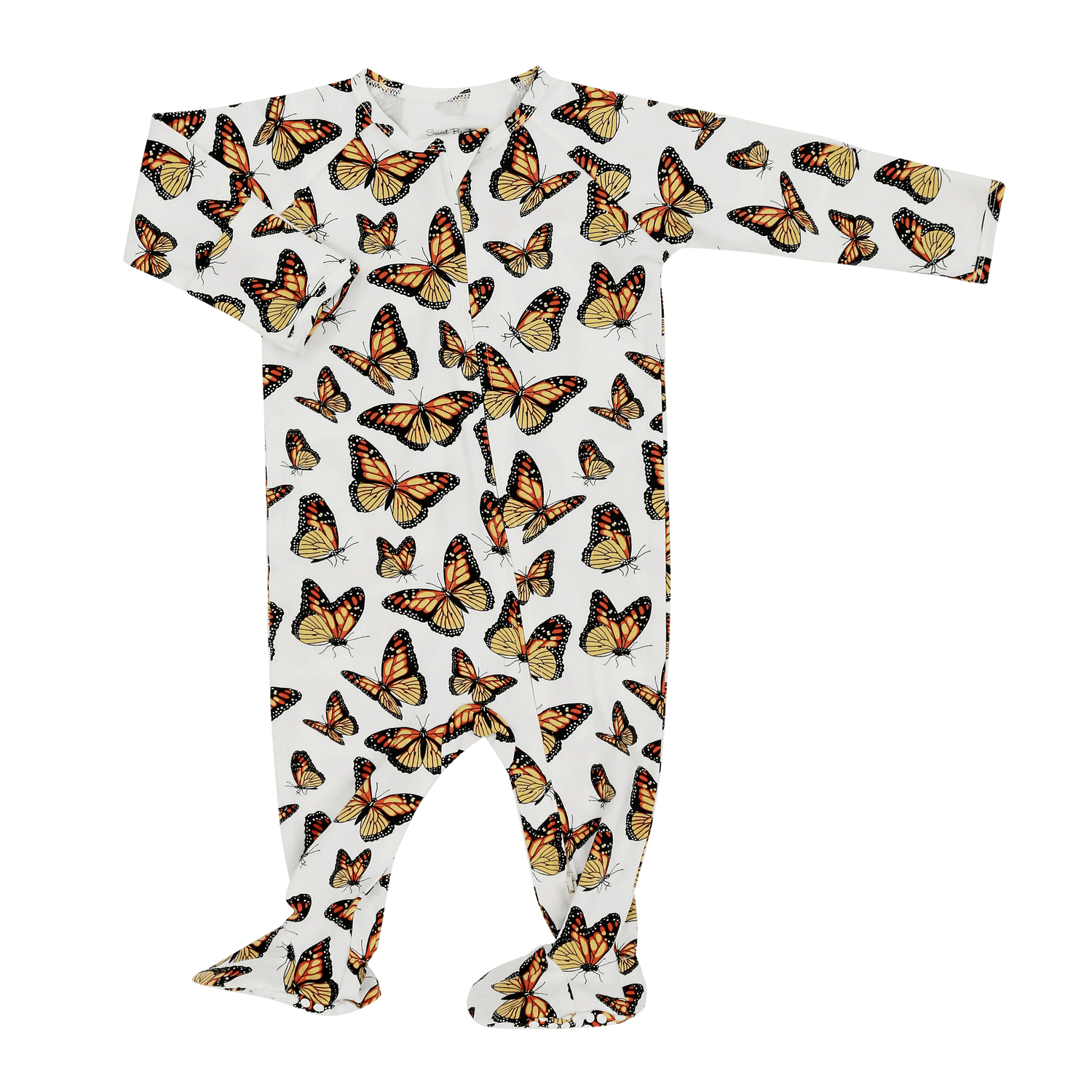 Sweet Bamboo The Great Migration Zipper Footie - 