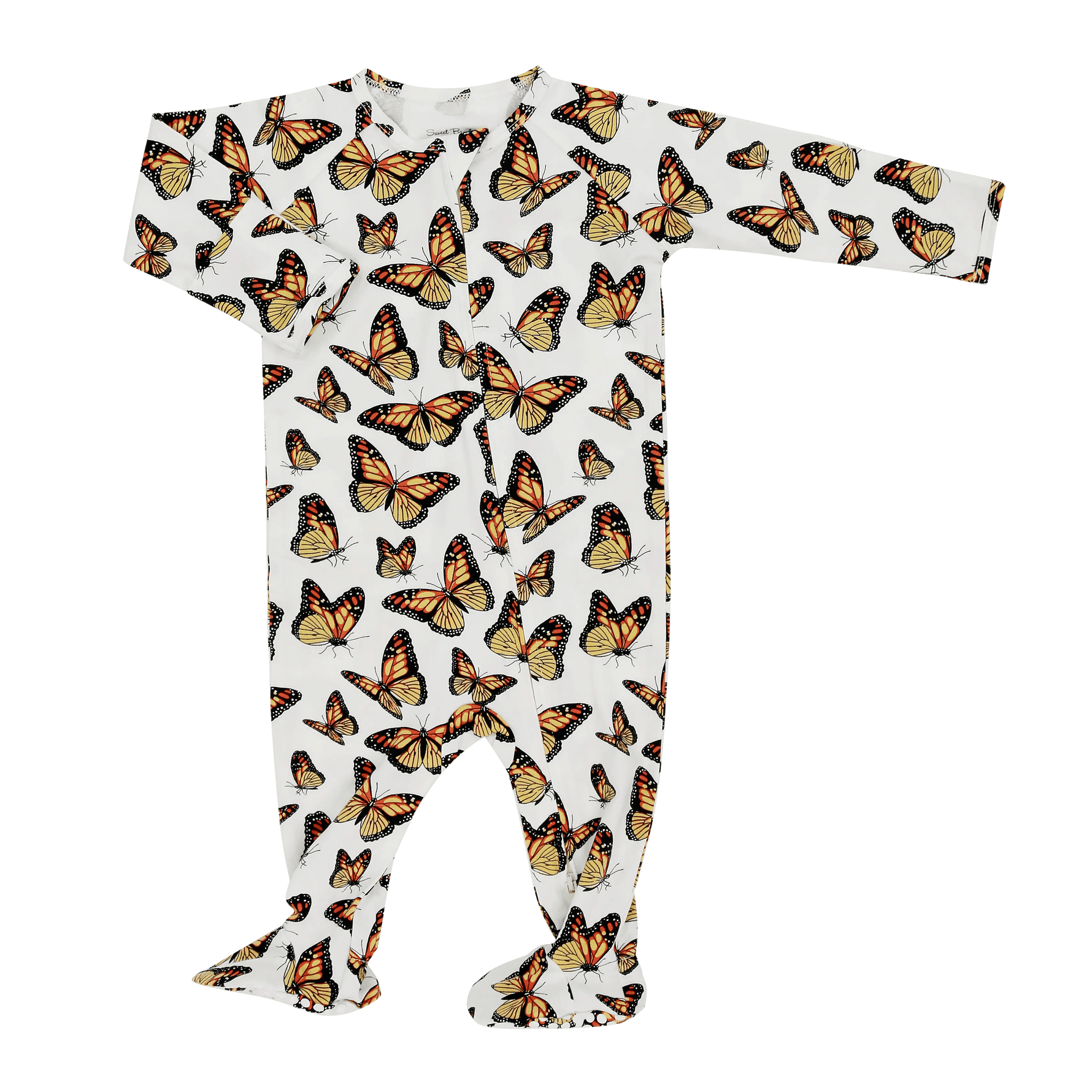 Sweet Bamboo The Great Migration Zipper Footie - 
