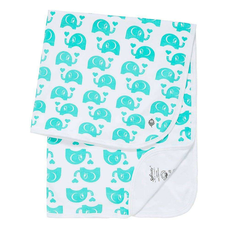 The Green Elephant Blanket - Everetts Place: Online Boutique - Blankets & Pillows