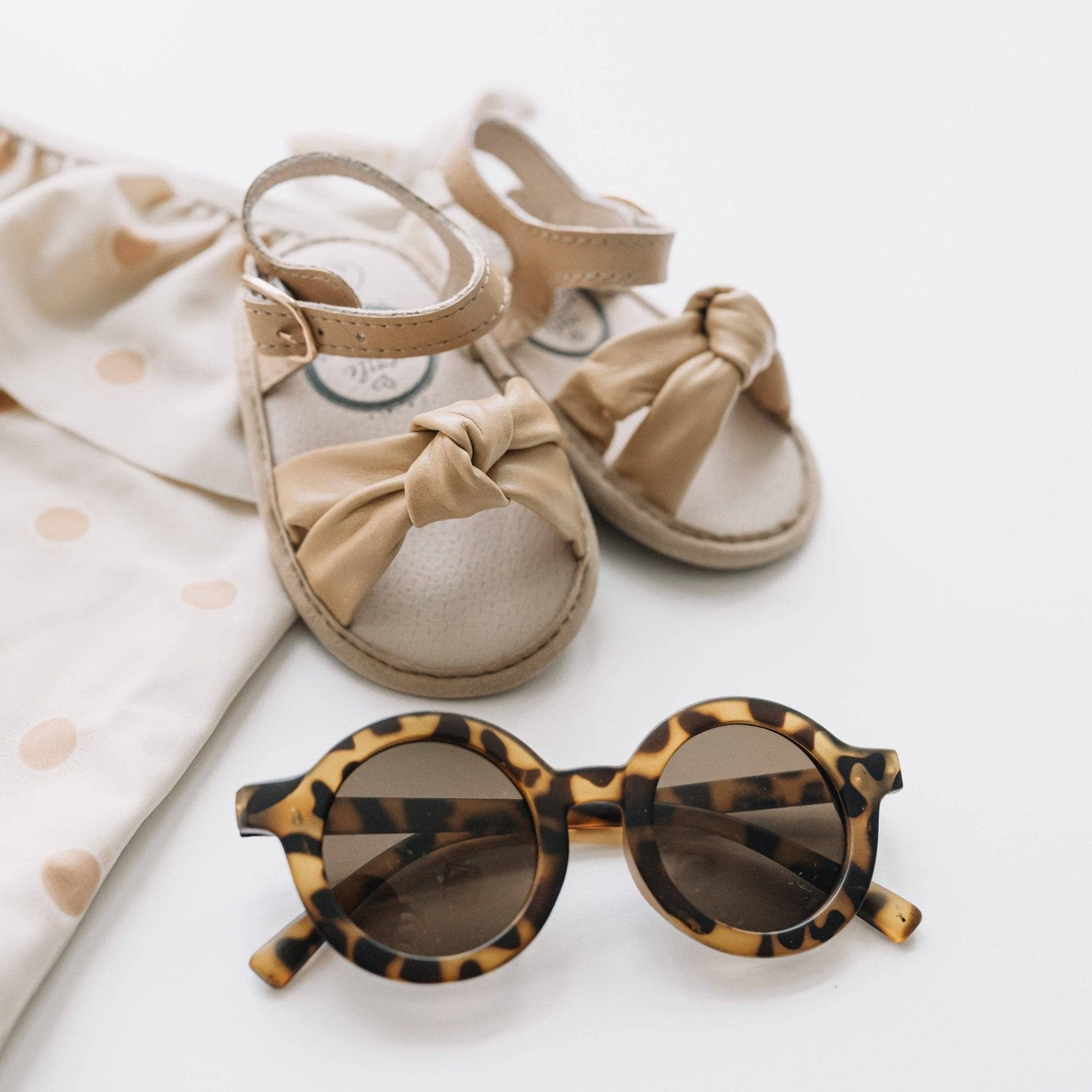 Little Love Bug Co. The Hazel soft sole baby moccasins.