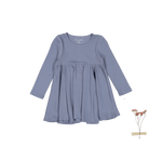 The Long Sleeve Dress - Midnight - Sleeve, One-piece garment, Day Dress, Long-sleeved T-shirt, Baby & Toddler Clothing | Everetts Place