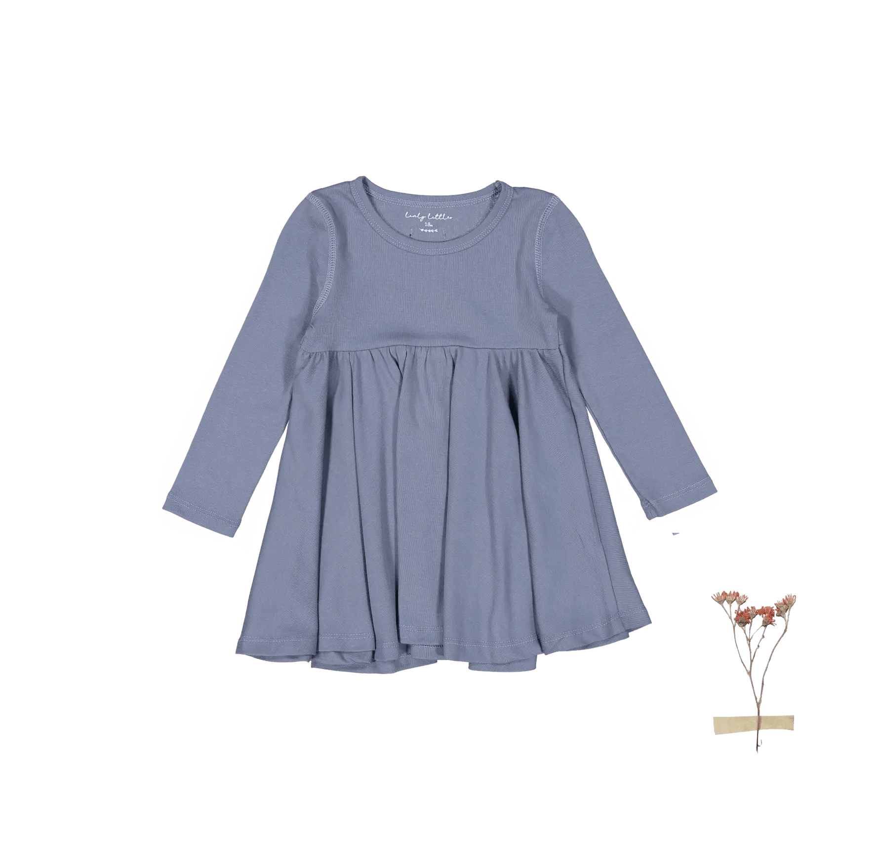 The Long Sleeve Dress - Midnight - Sleeve, One-piece garment, Day Dress, Long-sleeved T-shirt, Baby & Toddler Clothing | Everetts Place