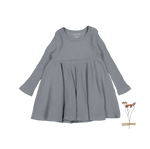 The Long Sleeve Dress - Slate - Sleeve, Textile, One-piece garment, Day Dress, Fashion design | Everetts Place