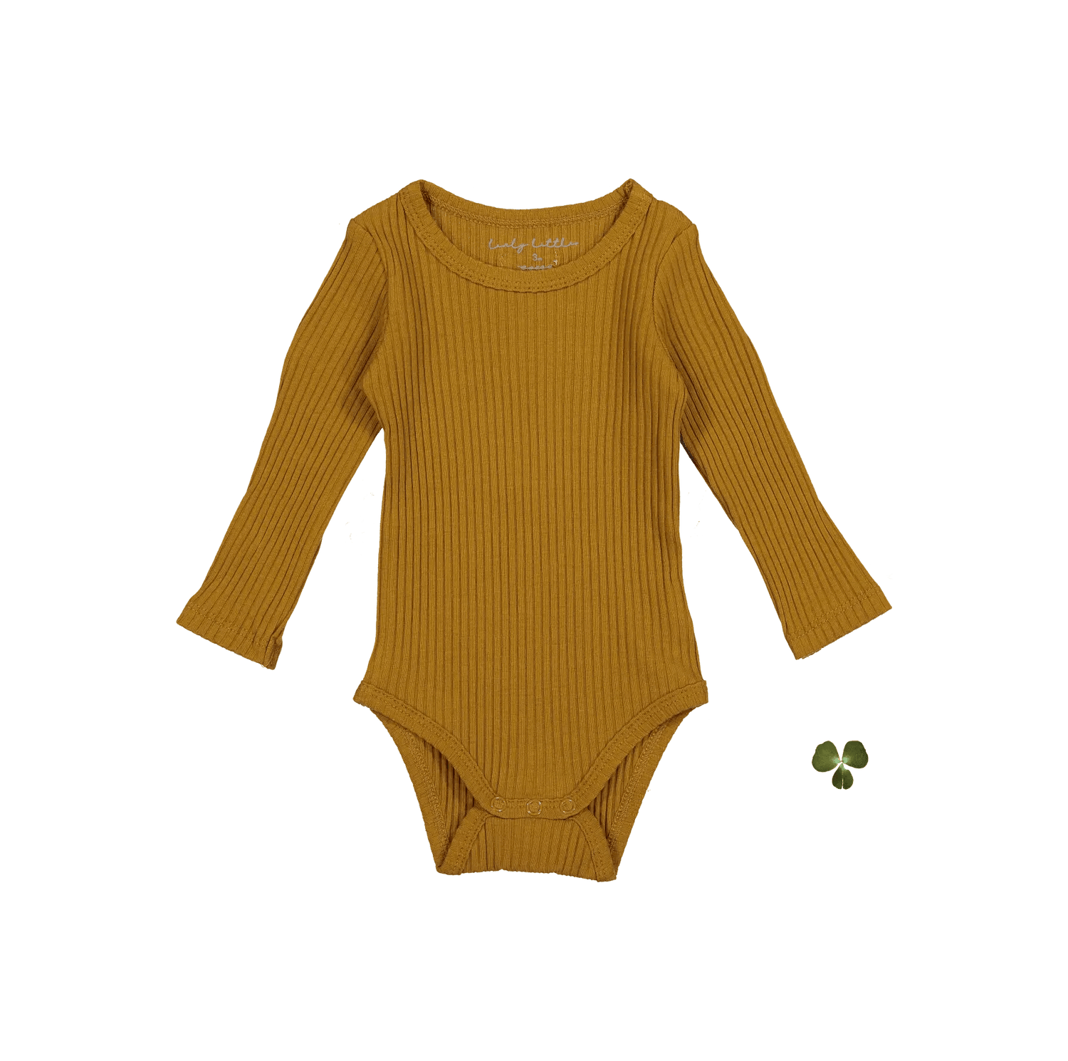 The Long Sleeve Onesie - Cider - Yellow, Brown, Woolen, Wool, Clothing | Everetts Place